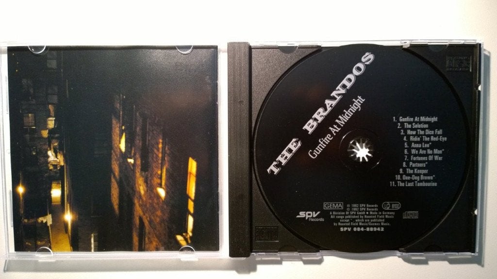 The Brandos - Gunfire At Midnight, Ophalen of Verzenden, Zo goed als nieuw, Poprock
