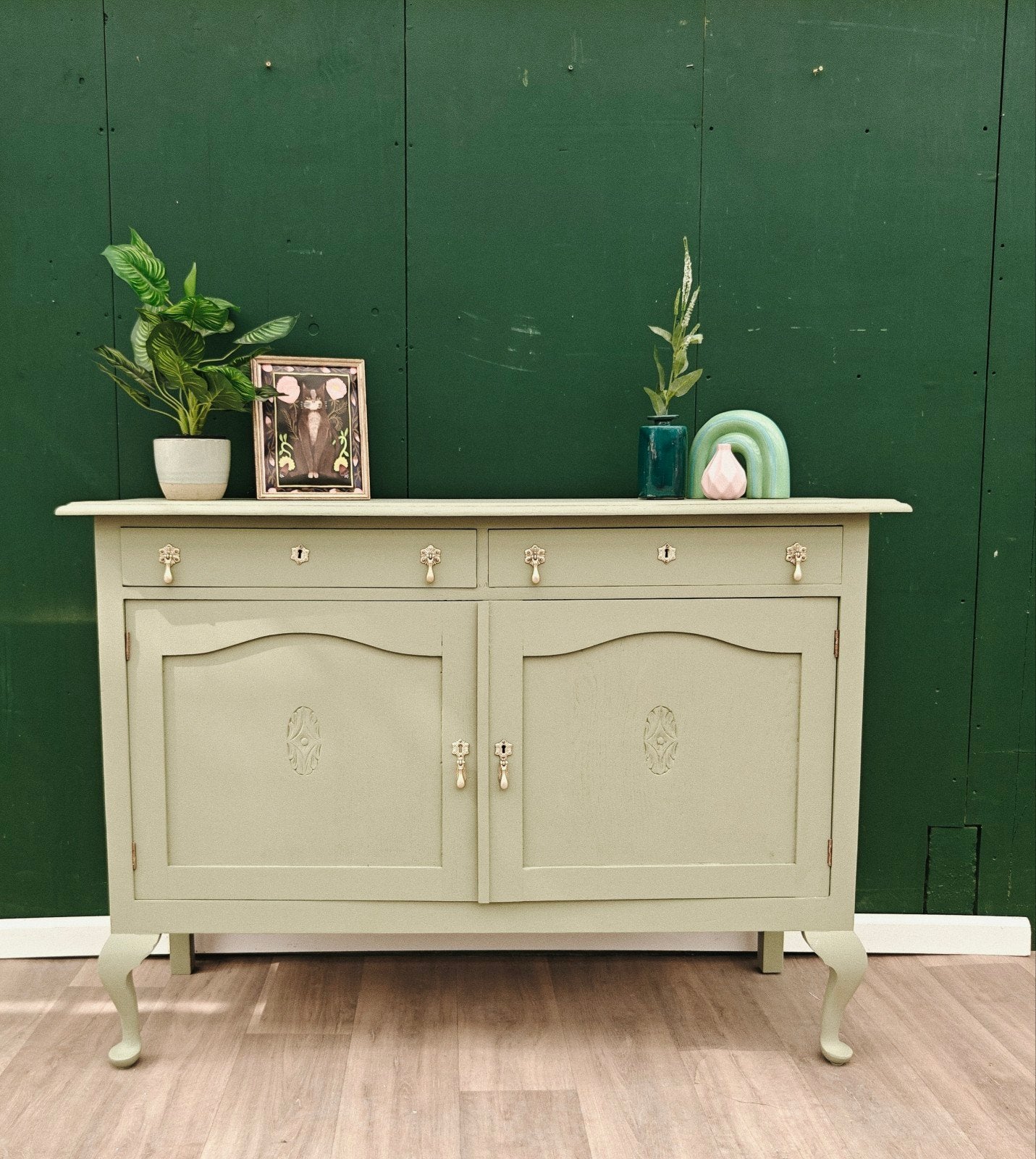 Queen Ann style kast in Lichen, Ophalen, Voorhout, @florissantjes, Queen ann