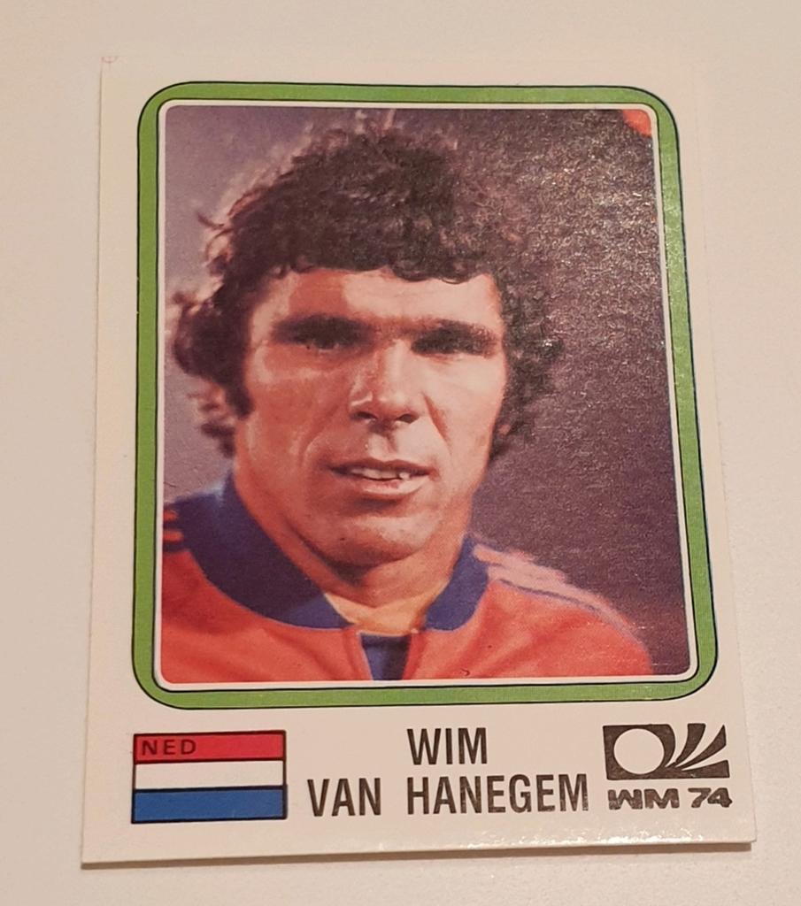 Panini World Cup story Wim van Hanegem WM 74 WK 1974, Verzamelen, Ophalen, Nieuw, Buitenlandse clubs, Poster, Plaatje of Sticker