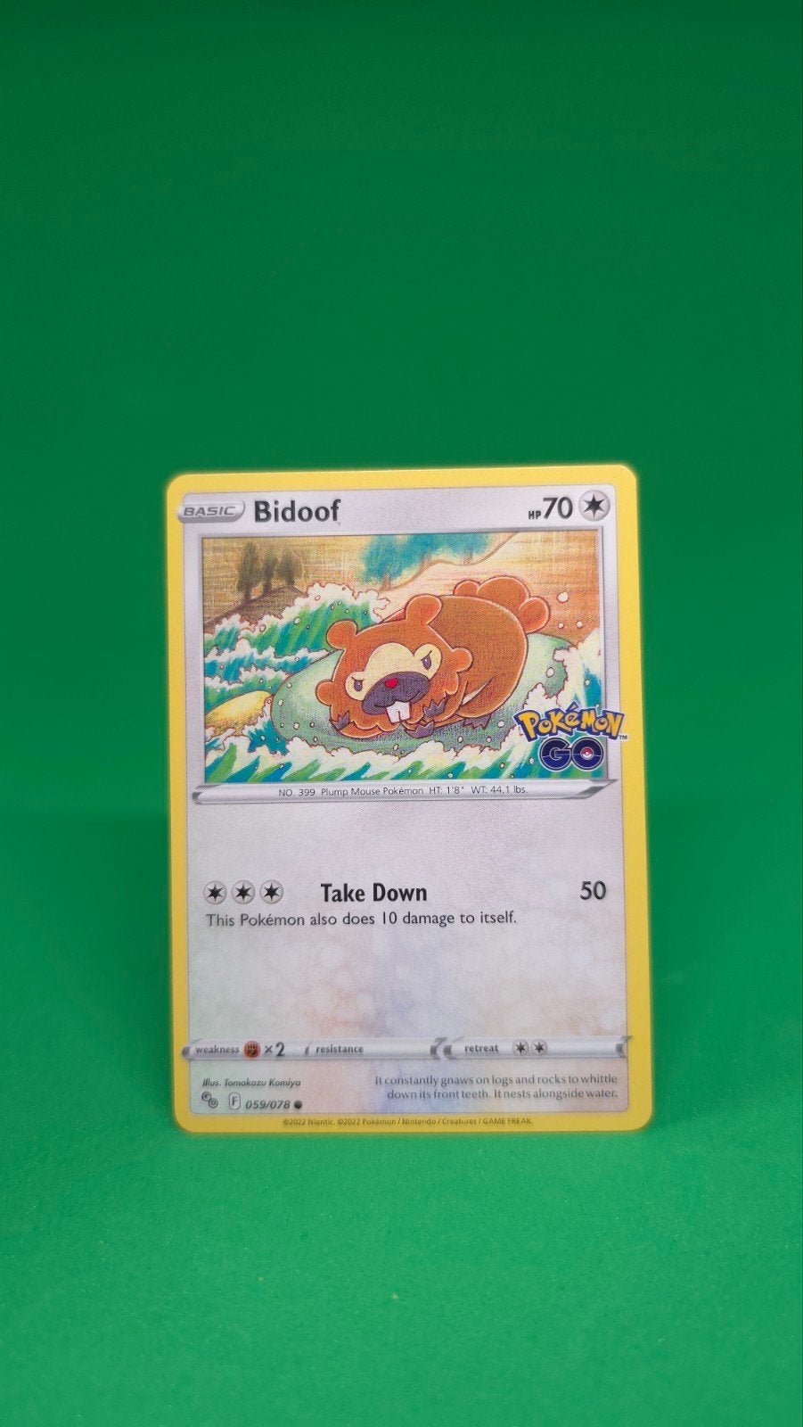 Bidoof 059/078 Pokémon Go, Ophalen