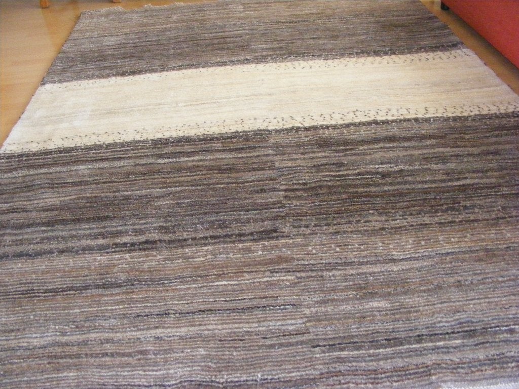 Handgeknoopt Perzisch  Tapijt Gebbeh , iran Maat:1.73X2.35., Verzenden, 150 tot 200 cm, Zwart, Rechthoekig