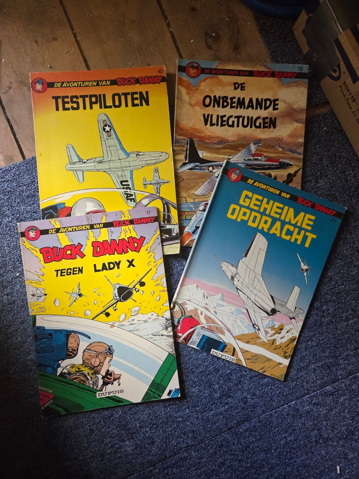 Buck Danny stripboeken - 4 delen, Ophalen, Gelezen