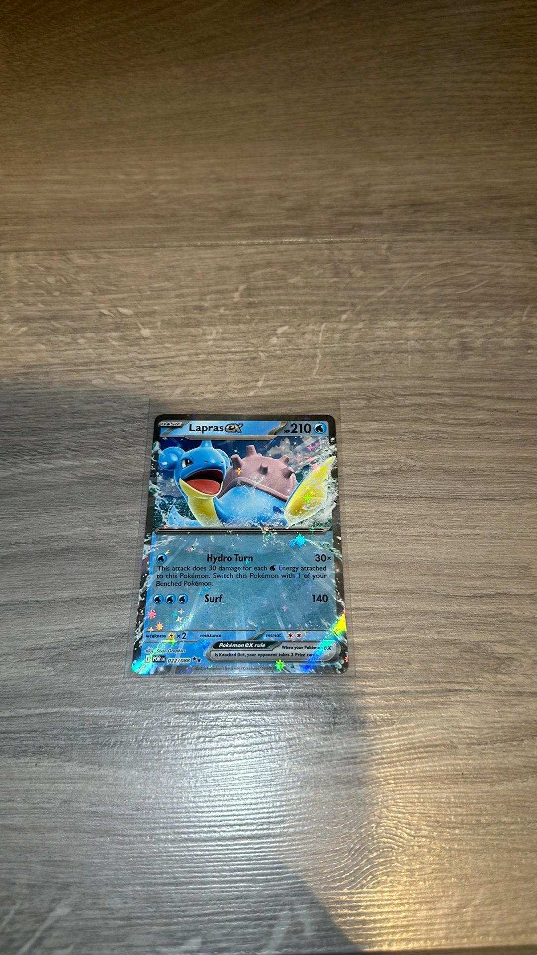 Lapras EX 022/088 - Perfect Order, Ophalen of Verzenden, Zo goed als nieuw
