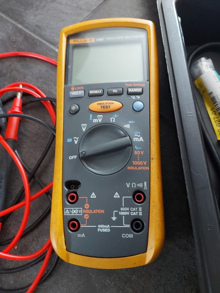 Fluke 1587 multimeter met megger, Ophalen of Verzenden, Gebruikt, Multimeter