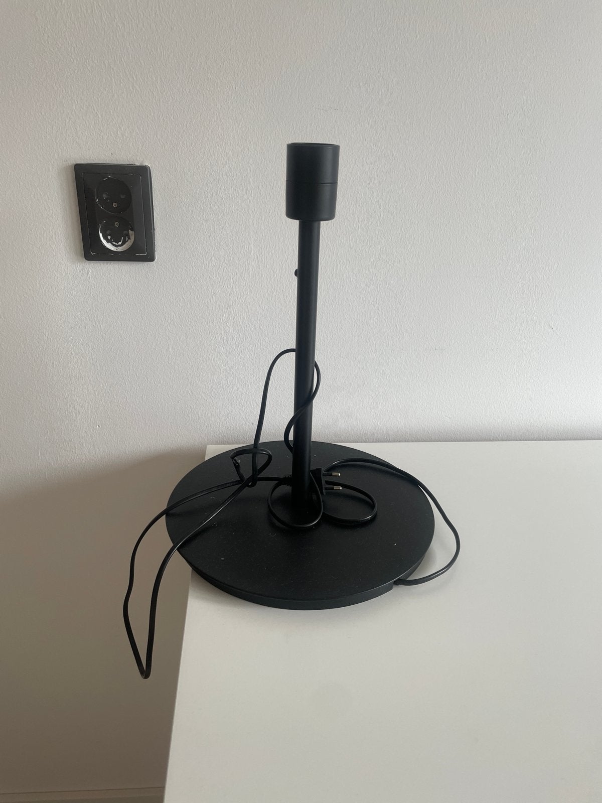 IKEA Skaftet Tafellamp Voet Zwart - Max 13W, Gebruikt, Zwart, IKEA, Modern