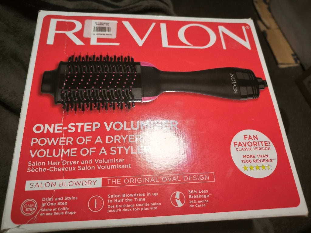 Revlon One-Step Volumiser Föhnborstel € 20 korting, Verzenden, Nieuw, Föhn of Haardroger