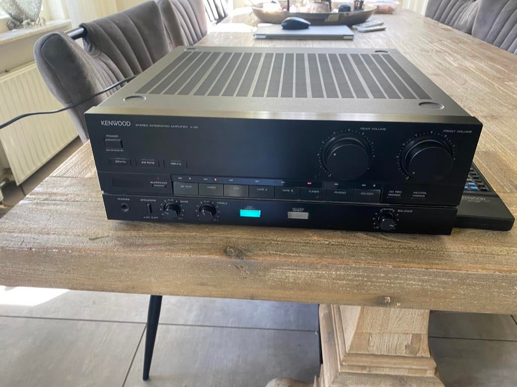 vintage kenwood A92 versterker met phono, Overige merken, Gebruikt, Ophalen of Verzenden, Minder dan 60 watt