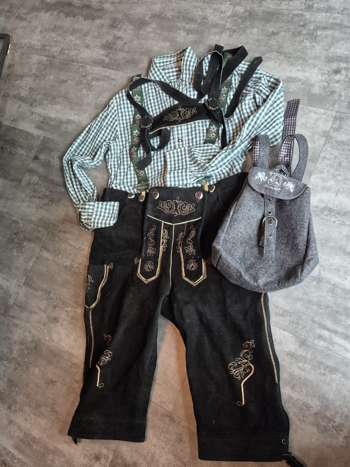 Oktoberfestkleding heren, Ophalen of Verzenden, Zo goed als nieuw, Maat 48/50 (M), Kleding