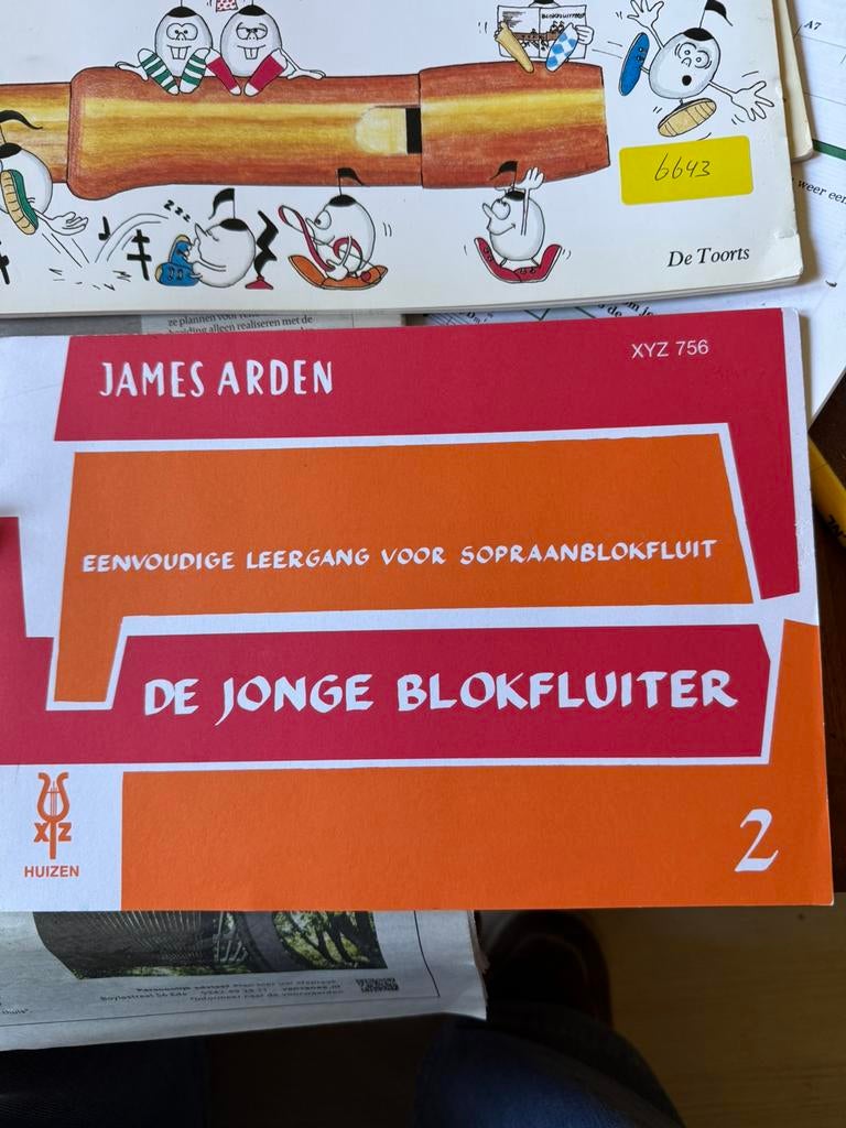 De jonge blokfluiter no 2., Ophalen of Verzenden, Zo goed als nieuw, Les of Cursus, Klassiek