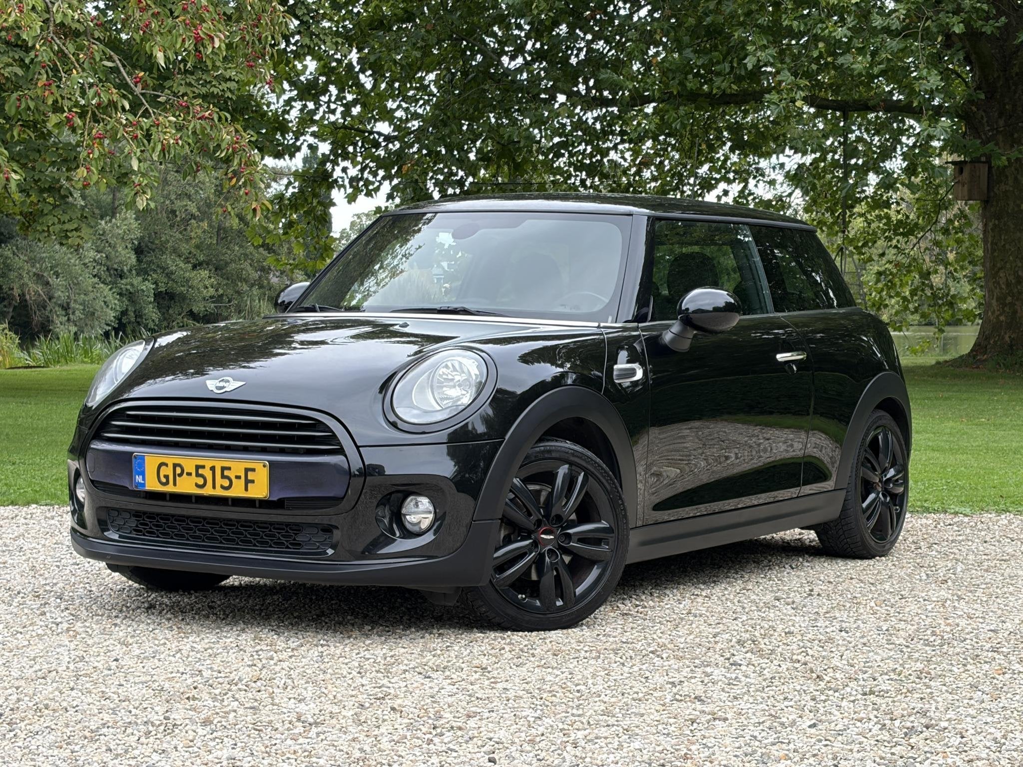 MINI Cooper 1.5 Black Edition, John Cooper Works *NL-Auto*, Auto's, Voorwielaandrijving, Start-stop-systeem, Gebruikt, 4 stoelen