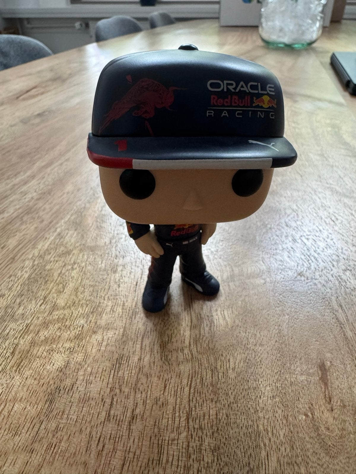 Max Verstappen Funko Pop - Red Bull Racing, Verzamelen, Ophalen of Verzenden, Zo goed als nieuw