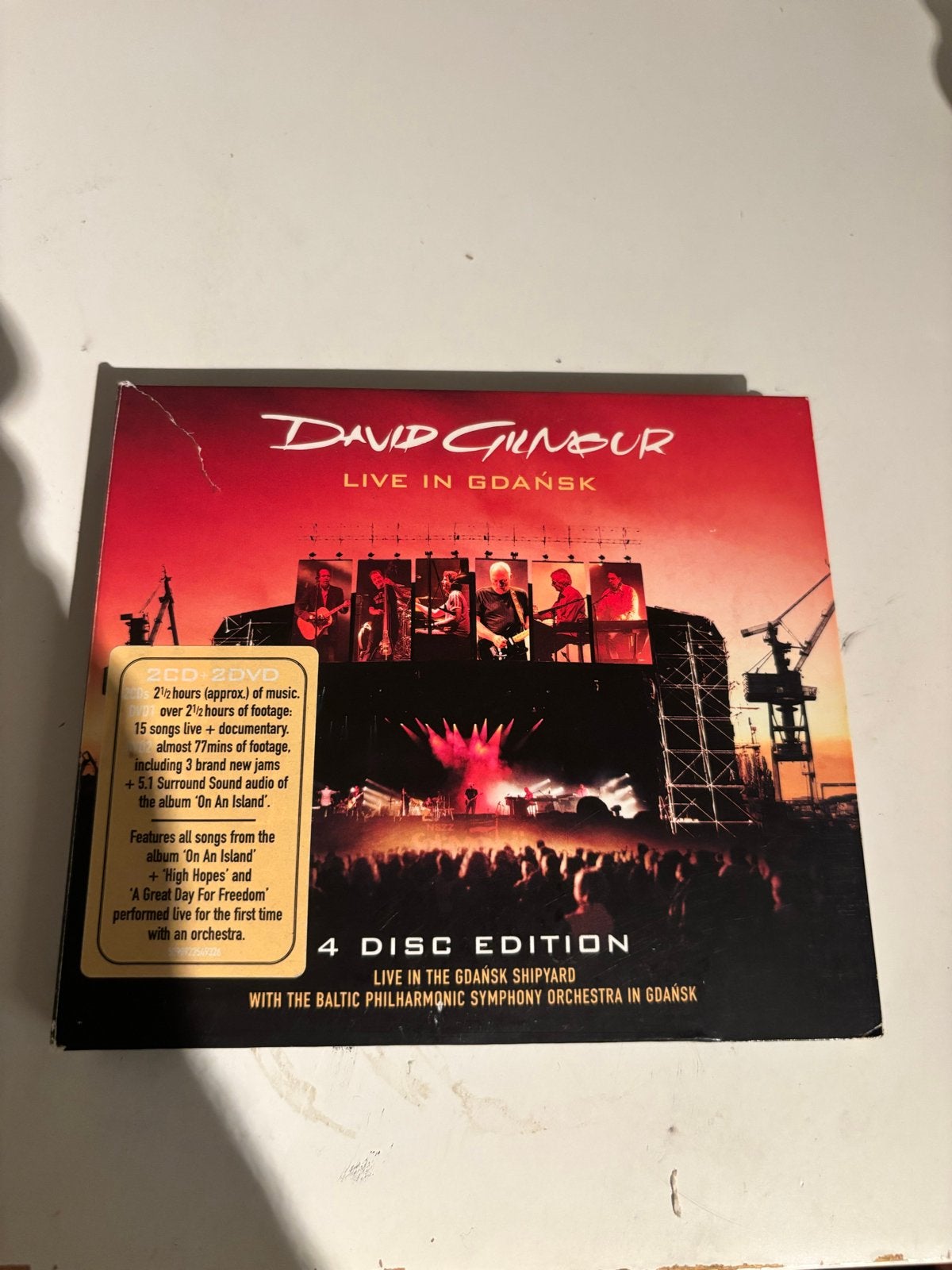 David Gilmour - Live in Gdańsk (4 Disc Edition), Cd's en Dvd's, Alle leeftijden, Engels, Ophalen of Verzenden, Concert