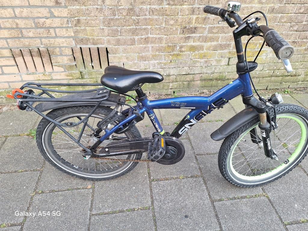 Batavus Snake Jongensfiets 20 inch - Blauw, Hand- en Voetrem, Fietsen en Brommers, Fietsen | Kinderfietsjes, Ophalen, Gebruikt
