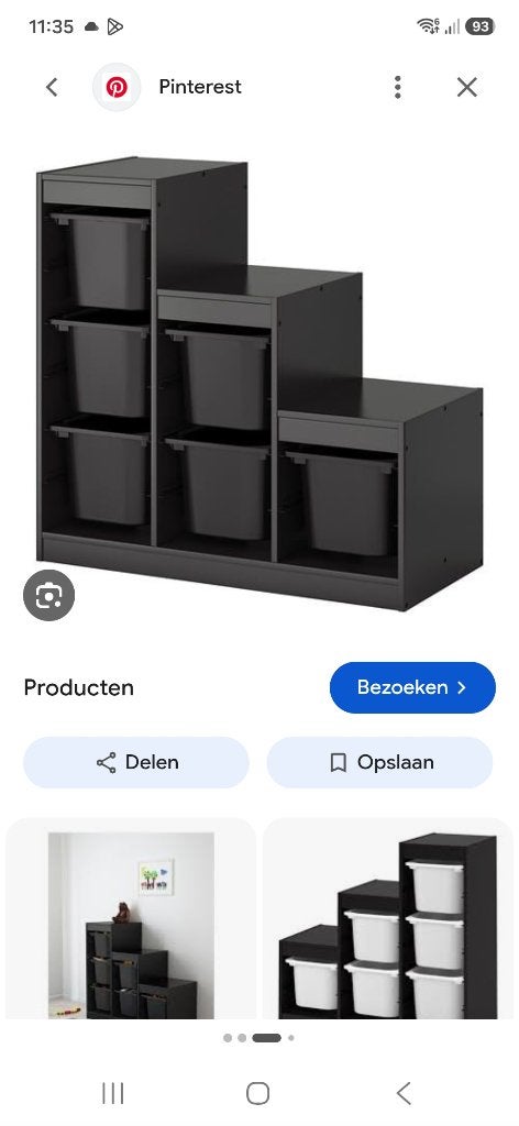 Ikea trofast trapkast, Ophalen, Gebruikt, 50 tot 100 cm, 3 of 4 laden