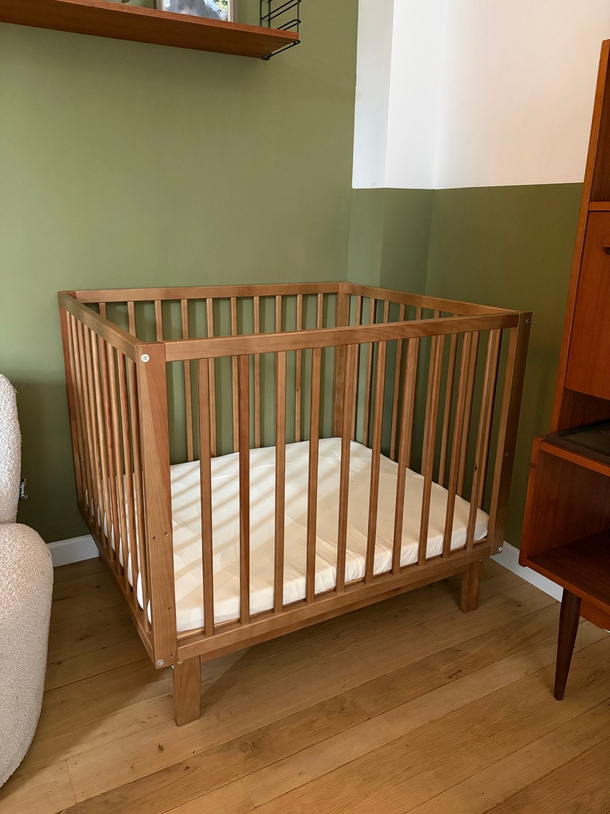 ZGAN box inclusief matras + matrashoes, Kinderen en Baby's, Ophalen, Zo goed als nieuw