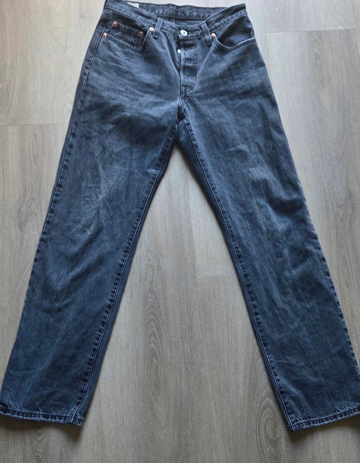 Levi's Premium 501 '90s Jeans - Zwart/Grijs W32, Ophalen of Verzenden, Levi's Premium