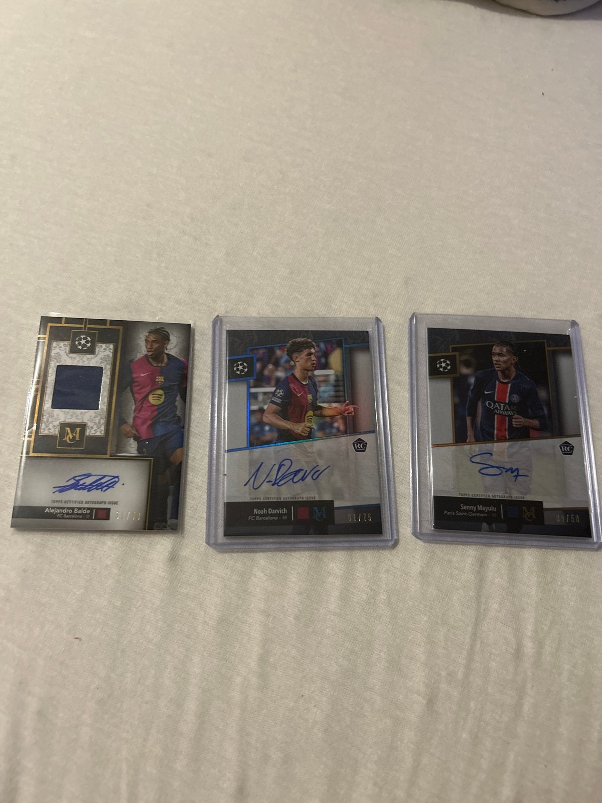 Topps Museum Collection Autograph Relic Cards, Ophalen, Zo goed als nieuw, Buitenlandse clubs, Spelerskaart