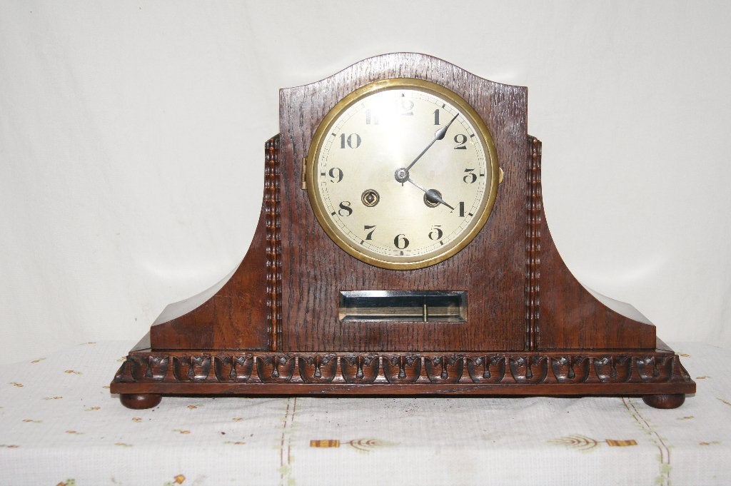 Schoorsteen klok ( Pendule, Antiek en Kunst, Antiek | Klokken, Ophalen of Verzenden