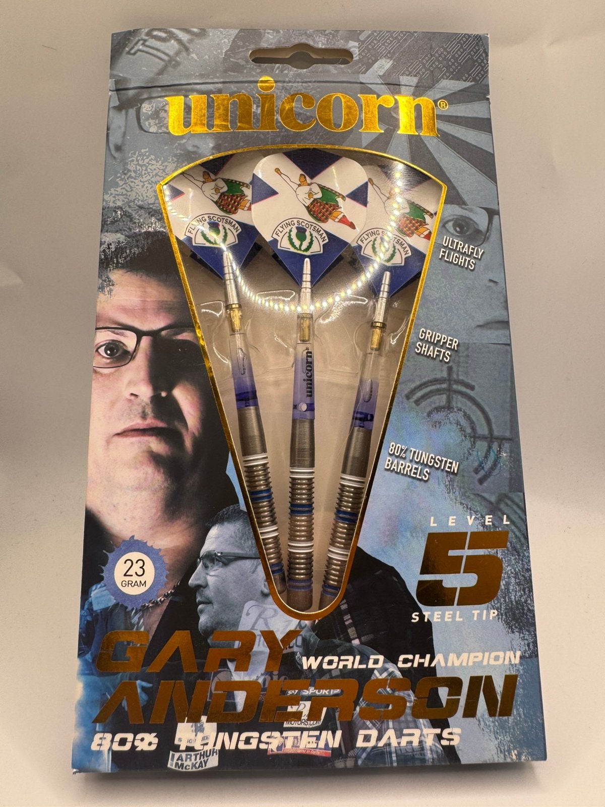 Unicorn Gary Anderson Level 5 23 Gram Dartpijlen, Ophalen of Verzenden, Zo goed als nieuw, Nvt, Pijlen