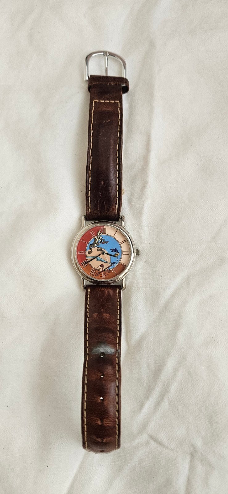 Vintage Looney Tunes horloge uit 1996, Ophalen of Verzenden, Jongen of Meisje