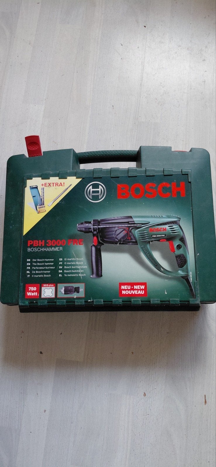 Bosch PBH 3000 FRE Slagboormachine + Beitels, Ophalen