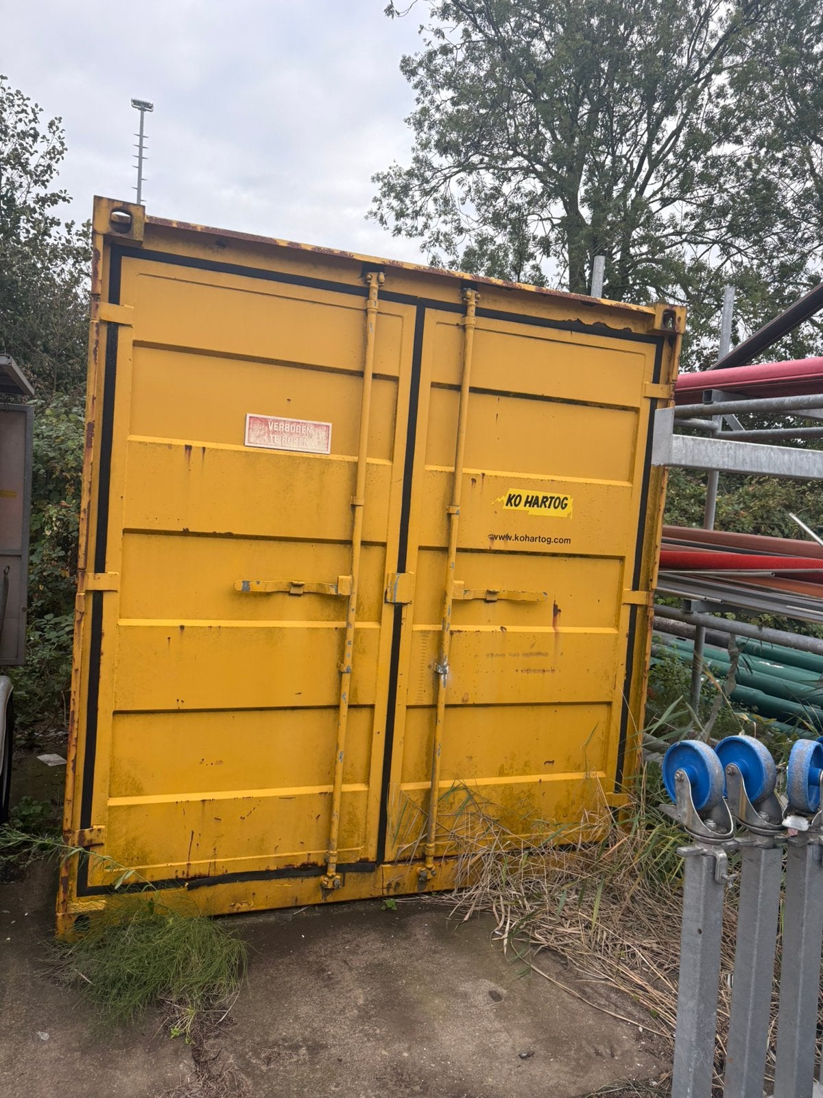 Opslagcontainer / zeecontainer te koop, Ophalen, Zo goed als nieuw, Metaal, Containerberging