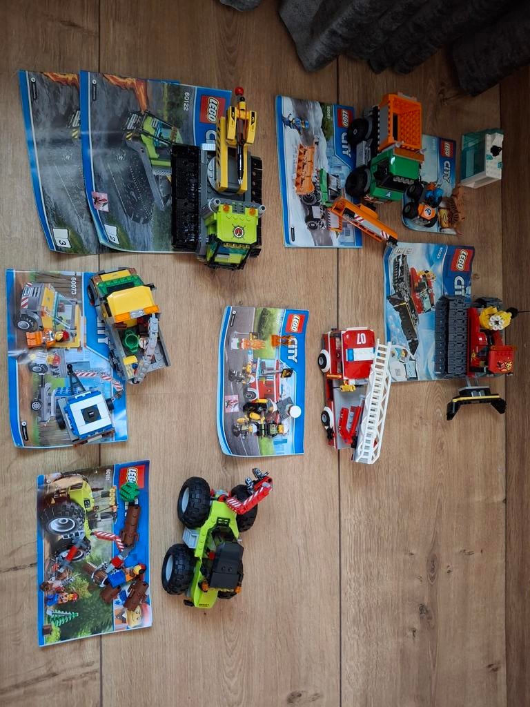 Lego City Voertuigen Collectie - 7 Sets (Niet Compleet), City, Lego, Accessoire, Ophalen of Verzenden