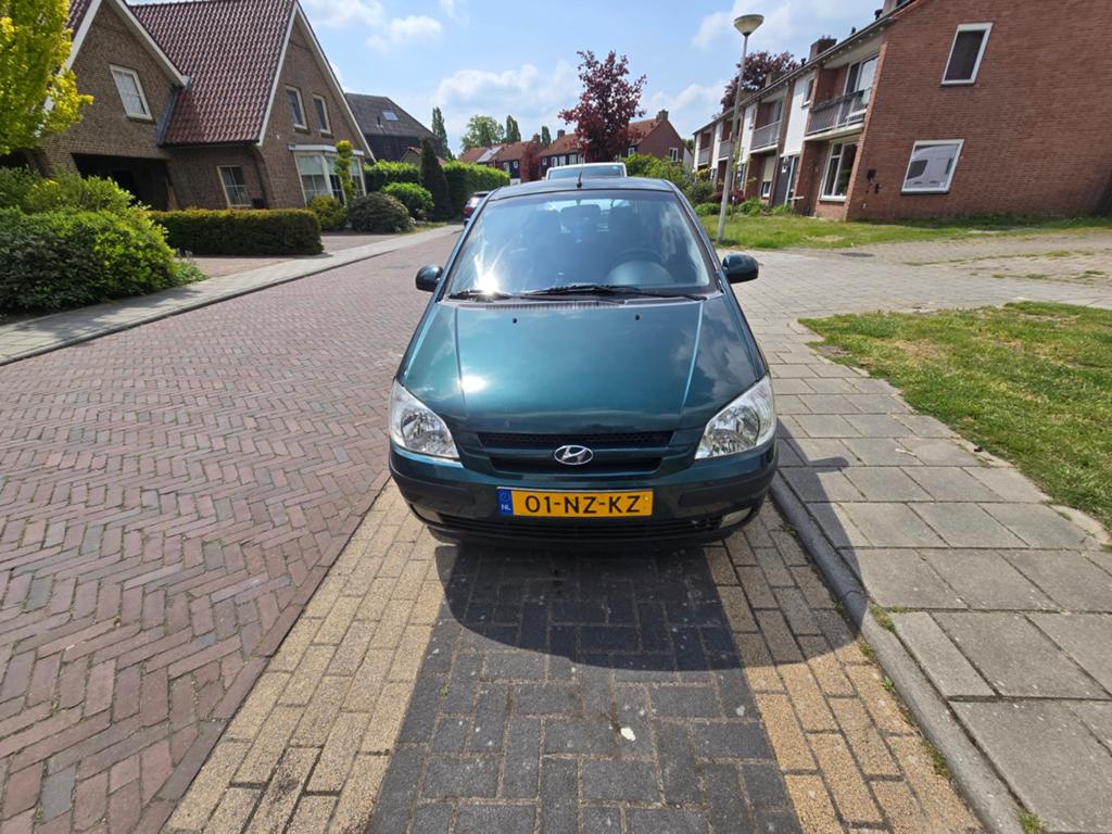 Hyundai Getz 1.3 5DRS AUT 2004 Groen, Auto's, 450 kg, 40 €/maand, 4 cilinders, Particulier