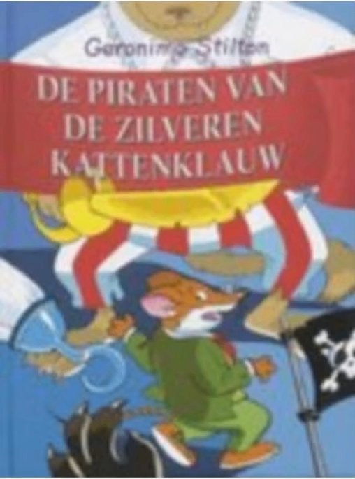 De piraten van de zilveren kattenklauw **, Ophalen of Verzenden, Gelezen, Geronimo Stilton, Fictie algemeen