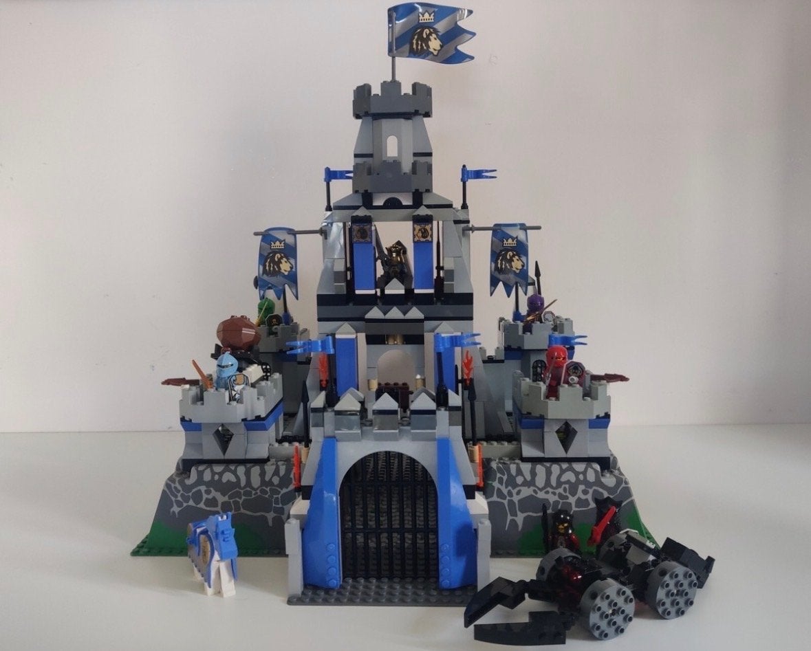 Lego Knights' Kingdom 8781 Kasteel van Morcia, Gebruikt, Lego, Ophalen of Verzenden, Compleet