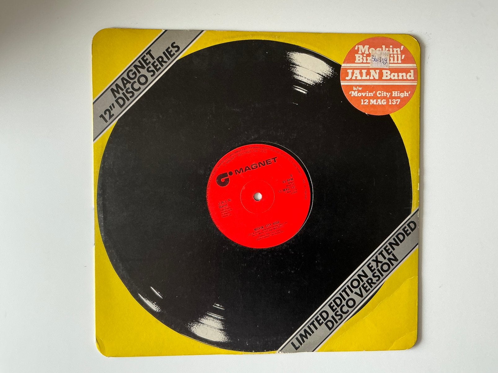 J.A.L.N. Band – Mockin' Bird Hill 12” funk disco, Gebruikt, Ophalen of Verzenden, Disco, 12 inch