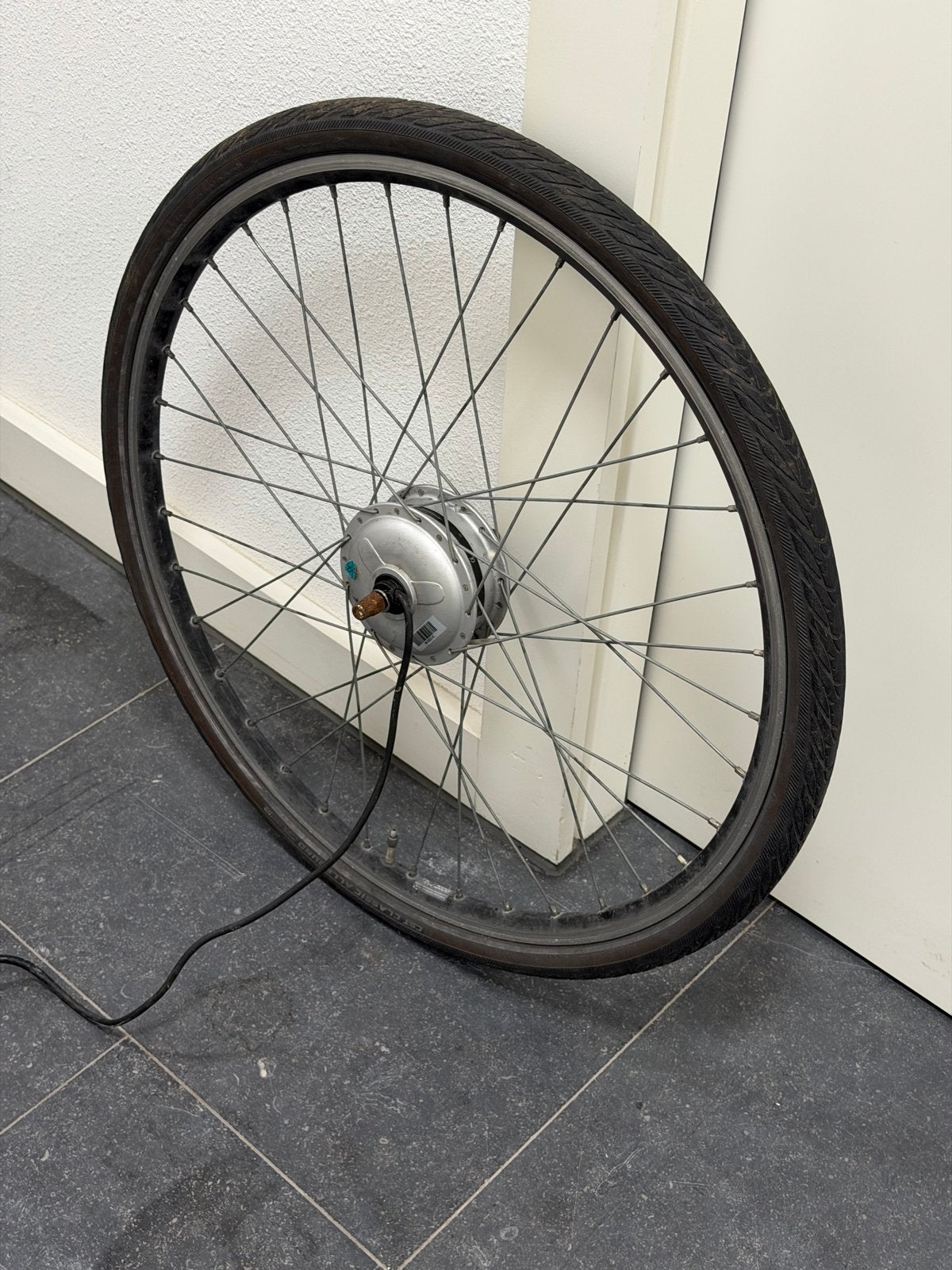 Voorwiel met Bafang motor FM.G31.250.V DC36V 250W, Fietsen en Brommers, Fietsonderdelen, Verzenden, Gebruikt, Elektrische fiets