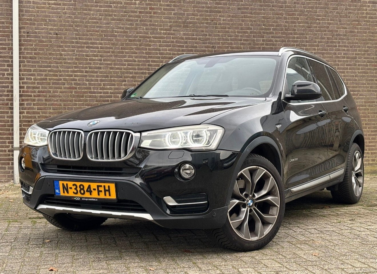 BMW X3 335 High Excecutive, Auto's, Automaat, Zwart, Zwart, Leder