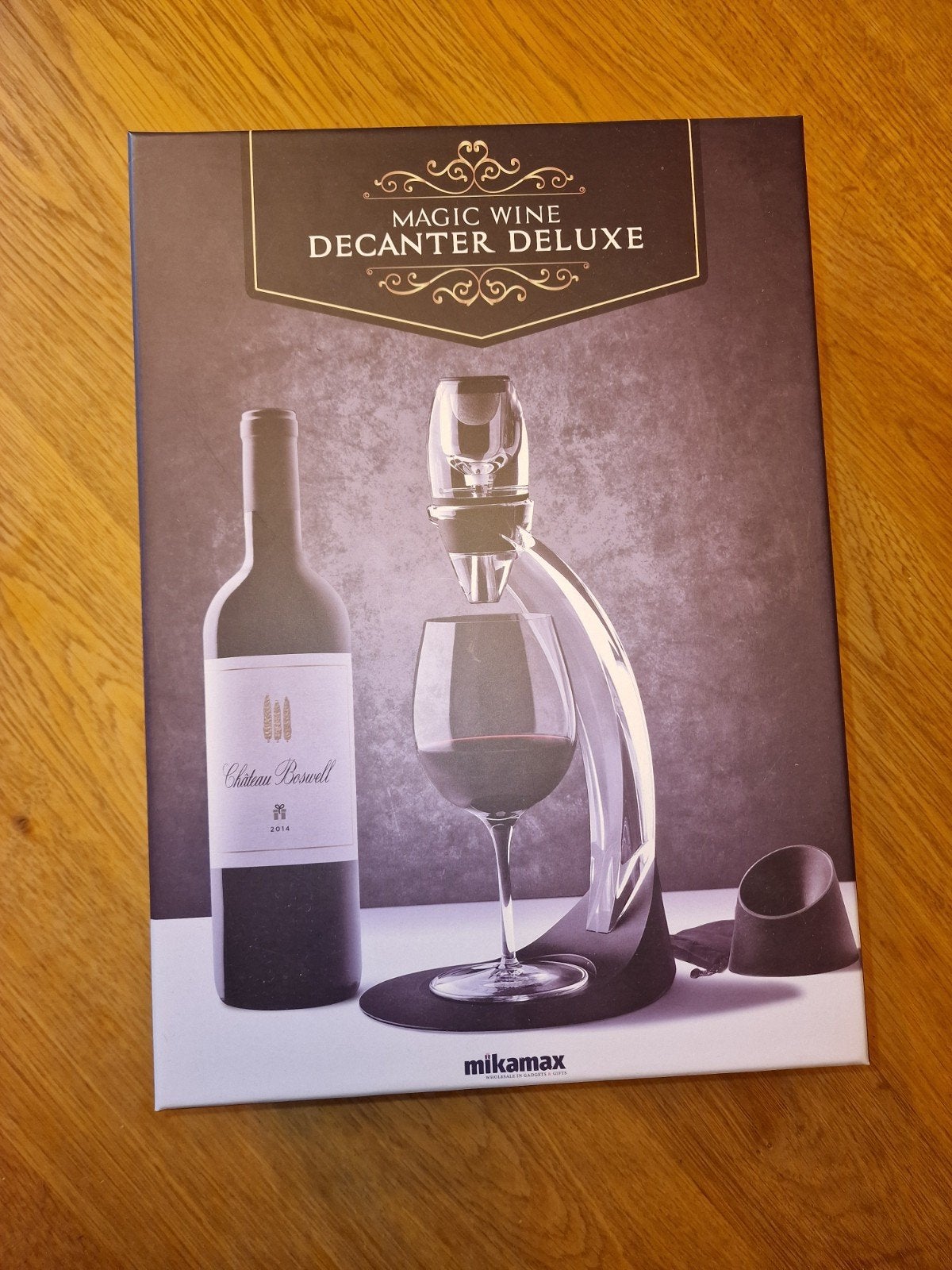 Magic Wine Decanter Deluxe - Wijnschenker en Beluchter, Zwart, Nieuw, Kunststof, Ophalen of Verzenden