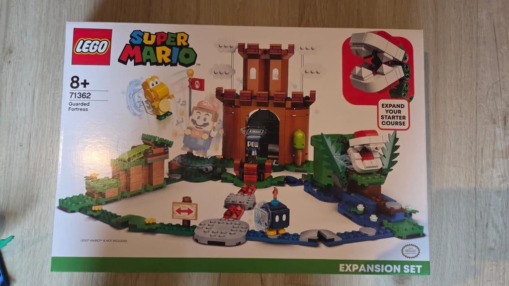 LEGO Super Mario: bewaakte vesting Uitbreidingsset (71362), Ophalen, Zo goed als nieuw, Complete set, Lego