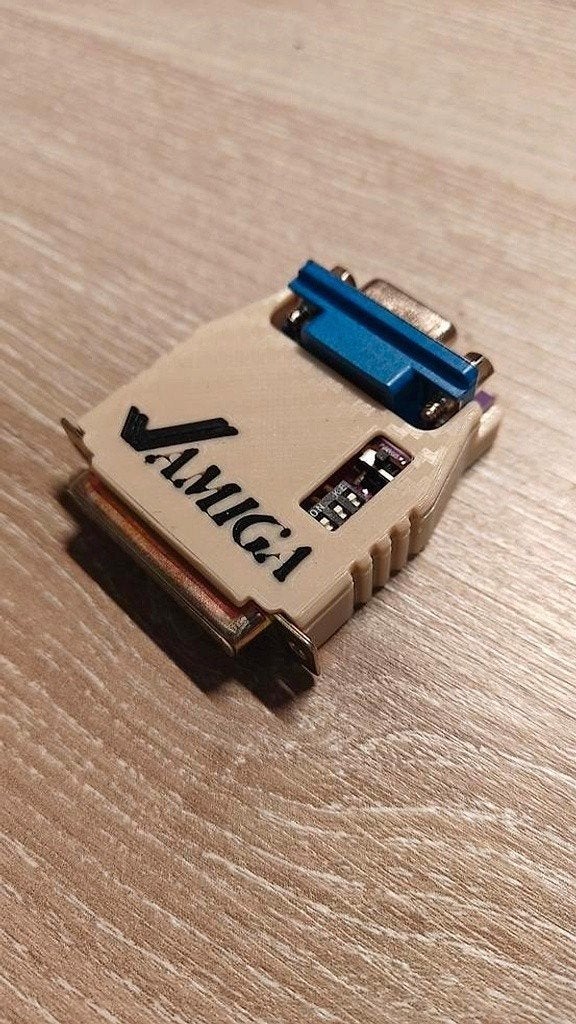 RGB-VGA adapter Amiga - dubbel gebufferd - geen strepen, Computers en Software, Ophalen of Verzenden