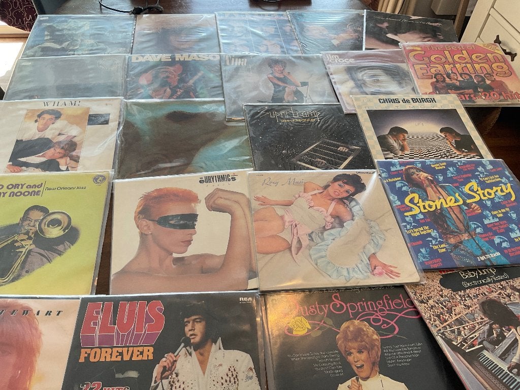 Vinylcollectie 25+ lp’s stones, pink floyd, tina turner enz., Beschermende buitenhoes, Ophalen of Verzenden, Gebruikt, Overige formaten