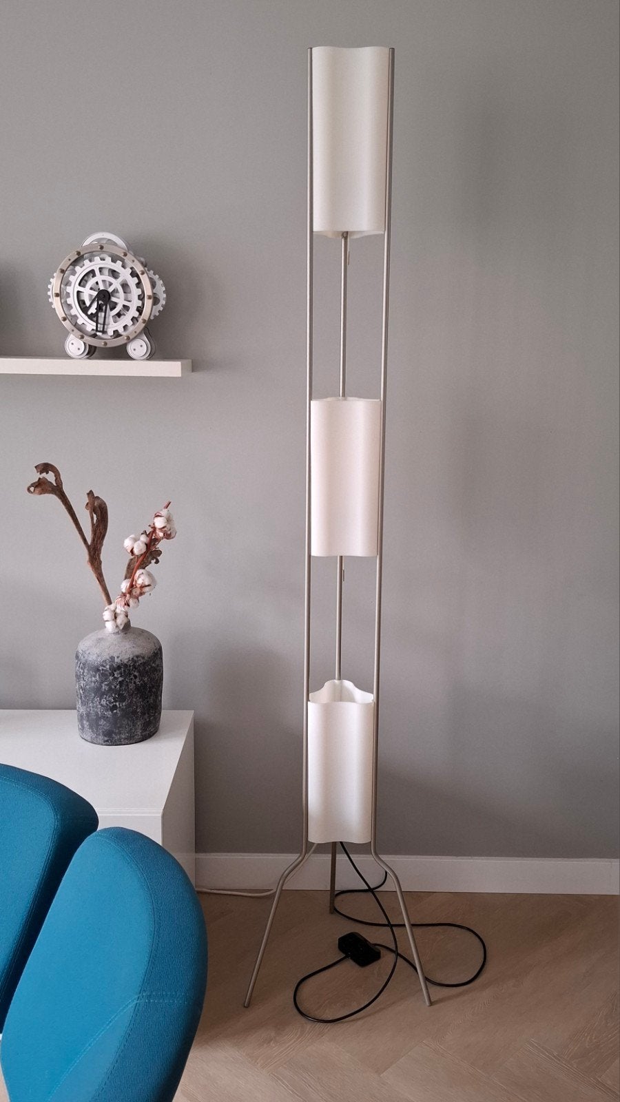 Foscarini Totem Terra design vloerlamp, Ophalen, E27 (groot), Zo goed als nieuw, Metaal