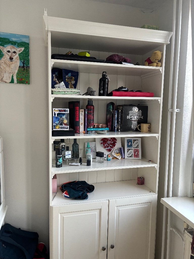 IKEA LIATORP boekenkast wit – 96 x 214 cm, Ophalen, 200 cm of meer, 50 tot 100 cm, 25 tot 50 cm