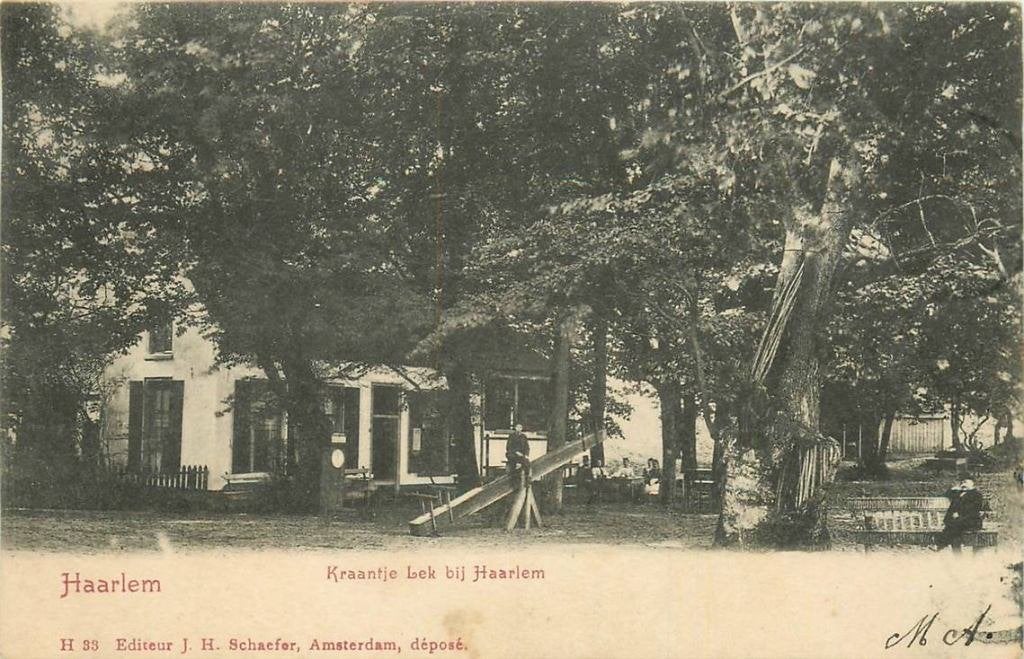388-100-011 Haarlem Kraantje Lek, Ophalen of Verzenden, Voor 1920, Noord-Holland
