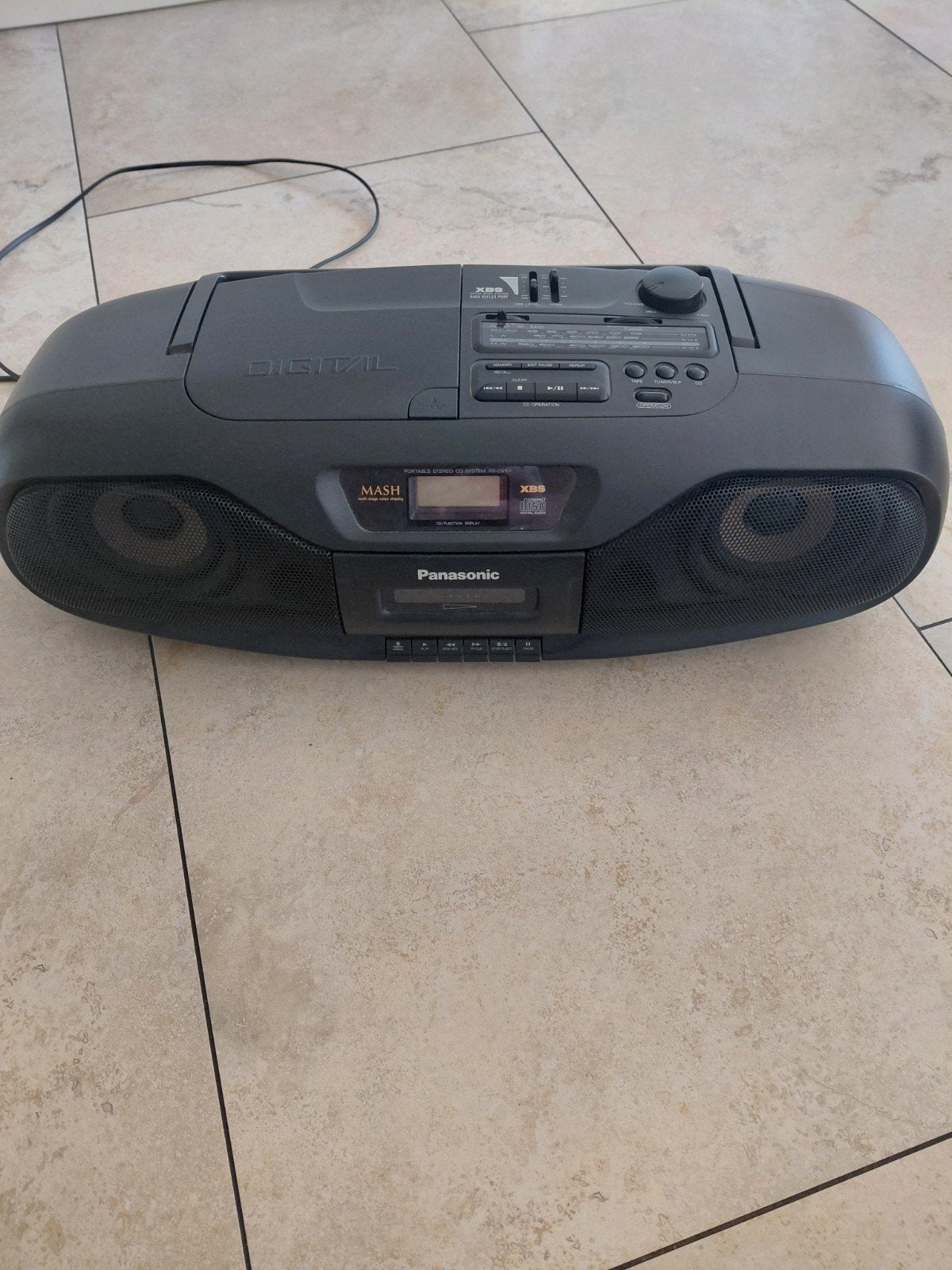 Panasonic Draagbare Radio Cassette CD Speler Boombox, Ophalen of Verzenden