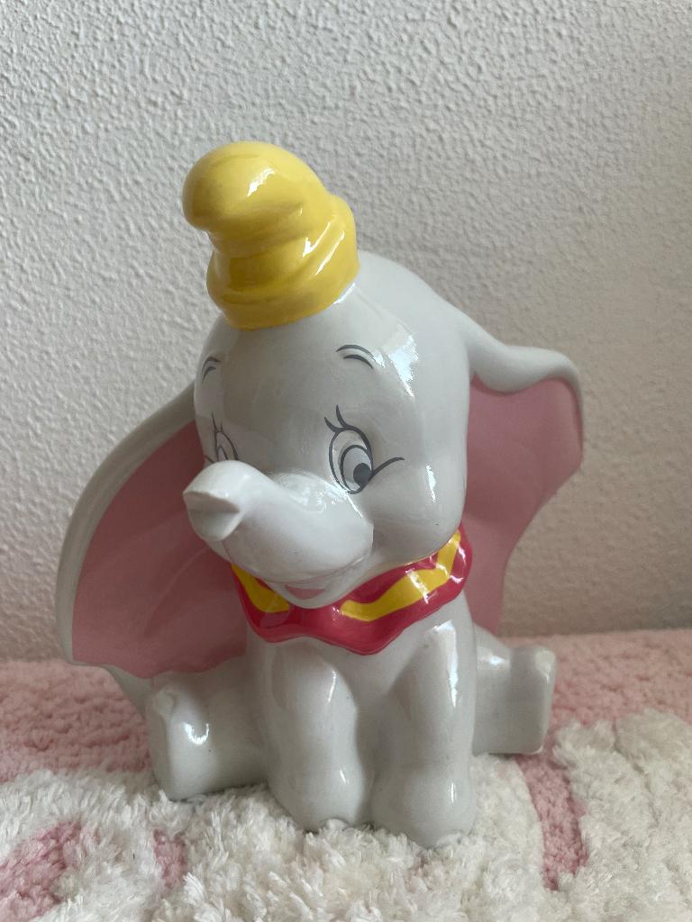 disney Dumbo spaarpot nieuw, Verzamelen, Disney, Ophalen of Verzenden, Bambi of Dumbo, Zo goed als nieuw, Beeldje of Figuurtje