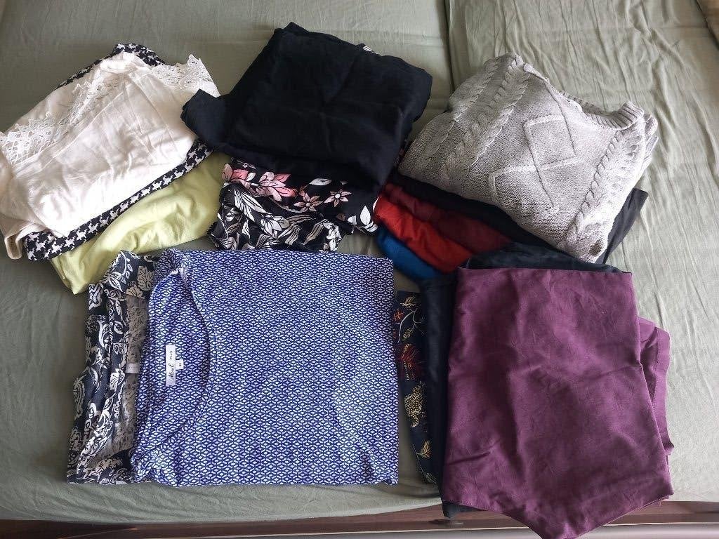 16 x kleding maat 52, gratis 4x maat 50, gratis 3x maat 54, Kleding | Dames, Grote Maten, Miss Etam, Ophalen of Verzenden, Gedragen