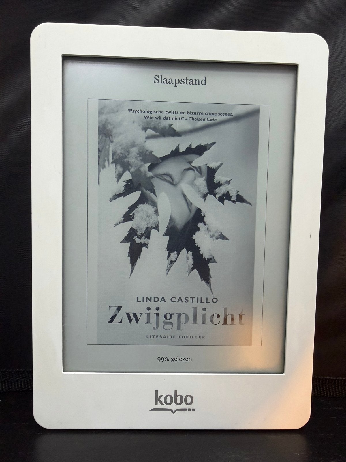 Kobo Glo e-reader met 283 boeken, A, Ophalen of Verzenden, Zo goed als nieuw, 4 GB of minder