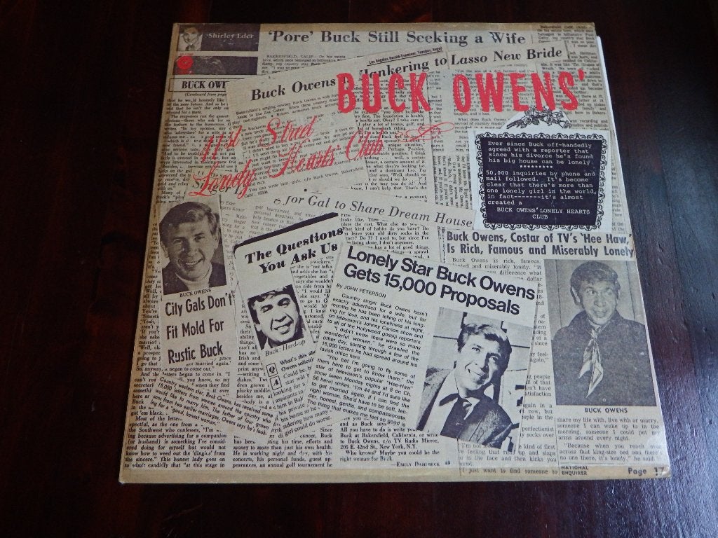 BUCK OWENS - 41st Street Lonely Hearts Club - vinyl LP 1975, Gebruikt, Verzenden, 12 inch, Country