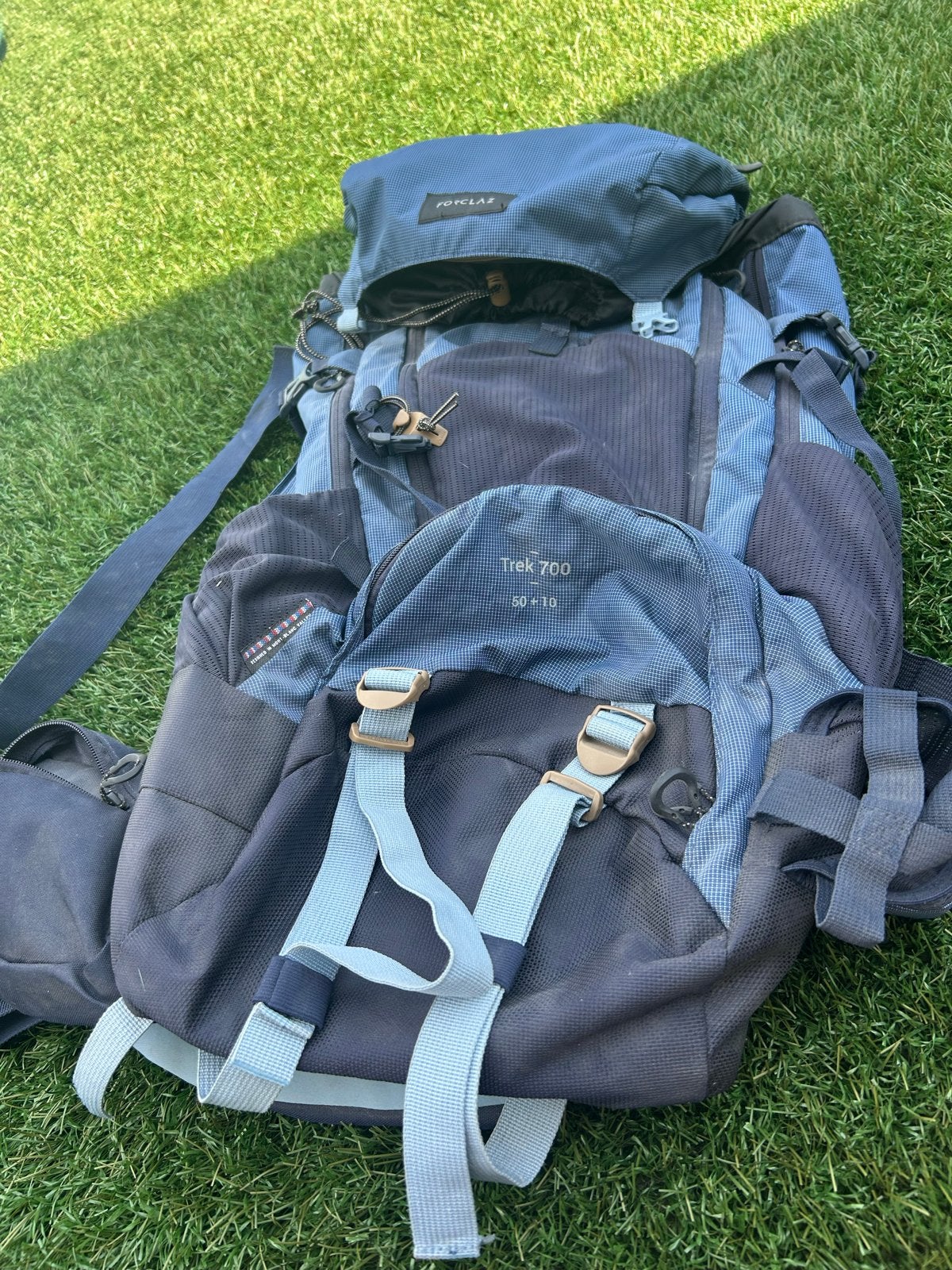 Forclaz Trek 700 Dames Backpack Rugzak 50+10 Liter, Ophalen of Verzenden, Zo goed als nieuw