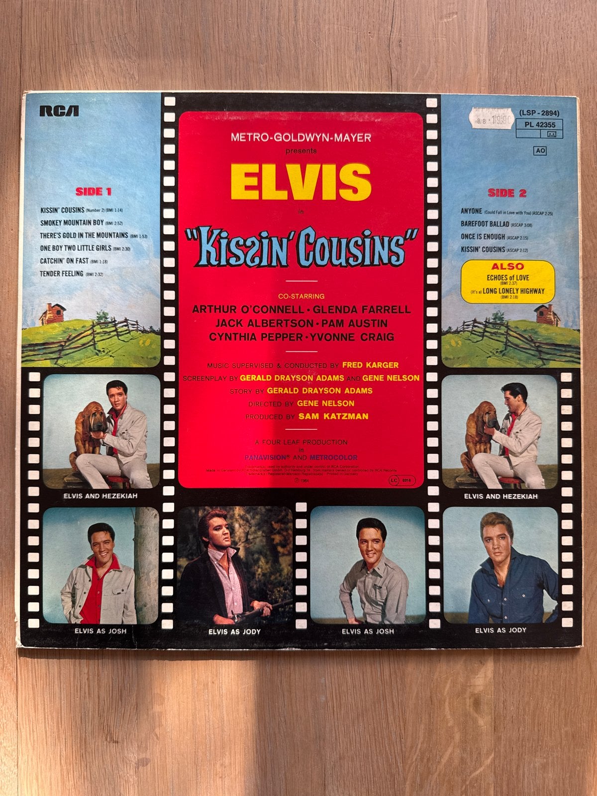Elvis Presley - Kissin' Cousins Soundtrack LP (1964), LP, Gebruikt, Pop, Originele persing