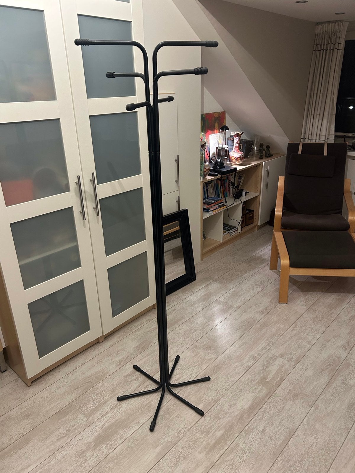 Vintage IKEA RIGG Staande Kapstok - Tord Bjorklind 1987, Ophalen, Zo goed als nieuw, Metaal, Staande kapstok