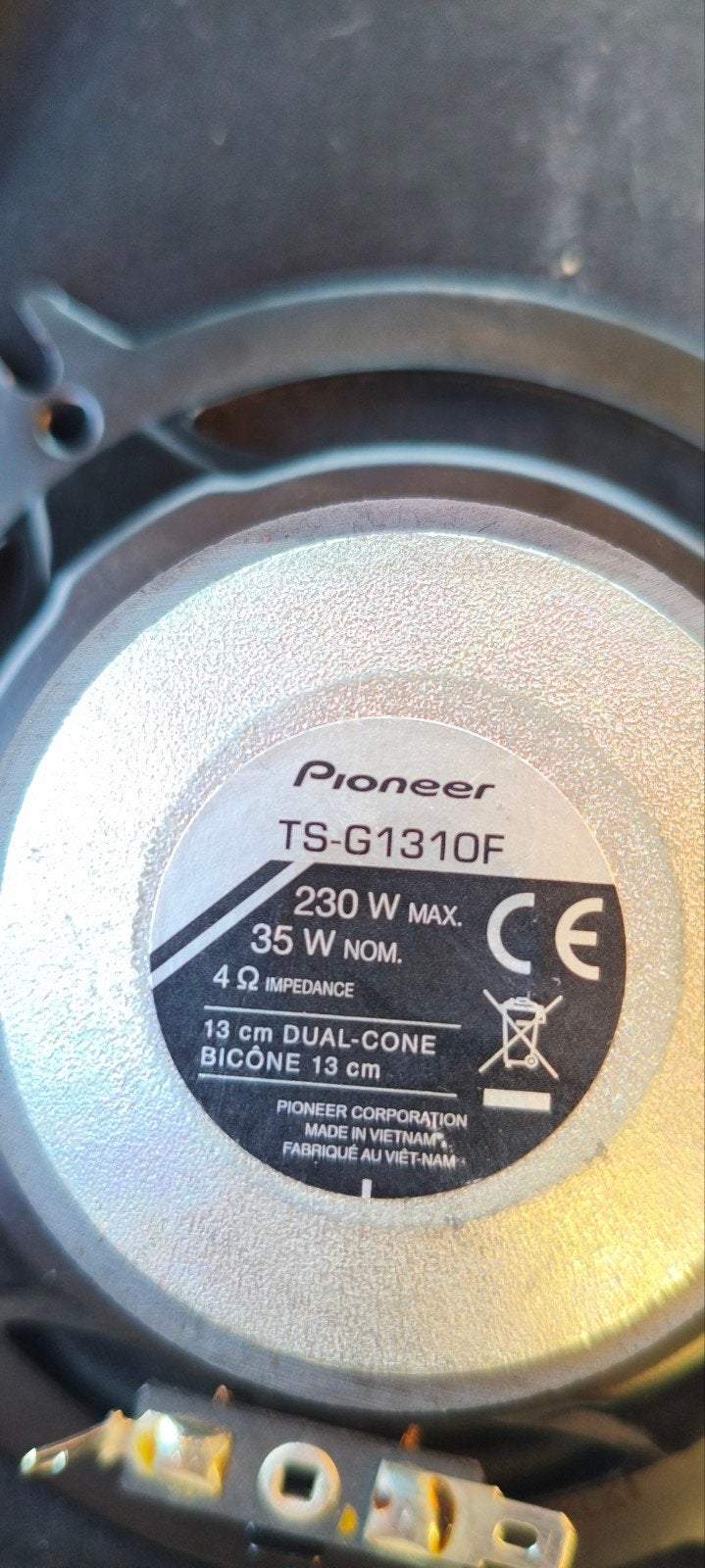 Pioneer TS-G1310F Auto Speakers - 13 cm Dual-Cone, Auto diversen, Ophalen of Verzenden, Gebruikt