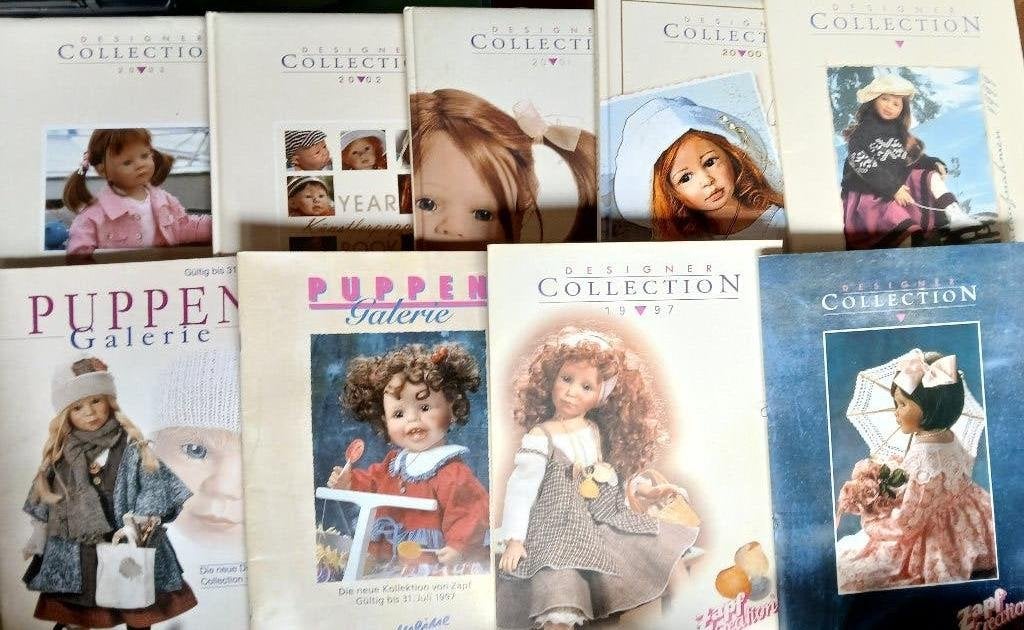 zapf poppen 18 x catalogus A4 formaat in een koop, Ophalen of Verzenden, Zo goed als nieuw, Overige typen